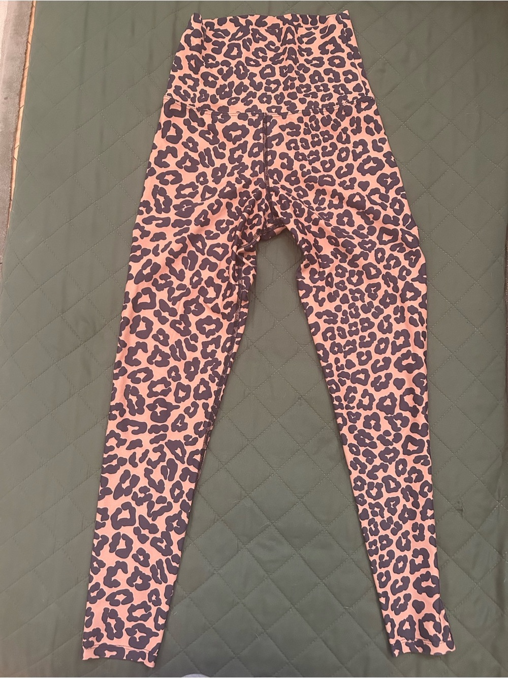 Beach Riot Pink and Black Leopard Print Kids Leggings
